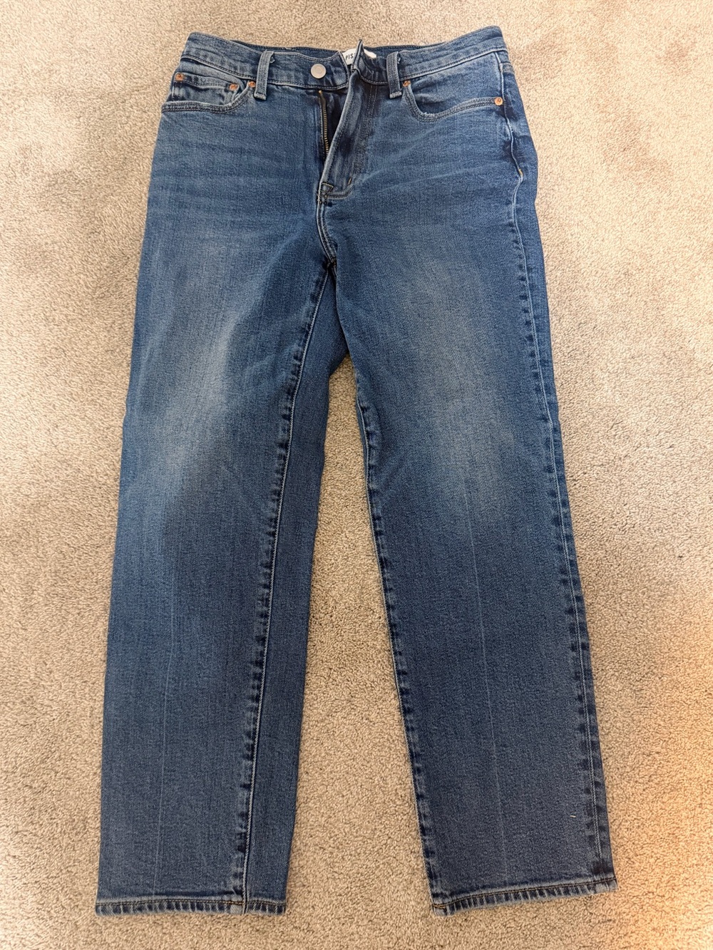 Pistola Medium Wash Straight Leg Jeans Size 26